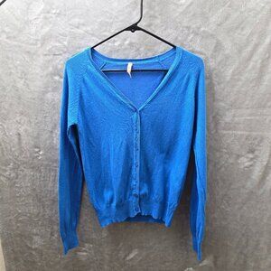 BB Couture Royal Blue Knit Cardigan | Women’s Medium